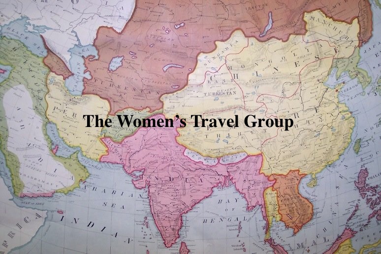 A map from The Women's Travel Group