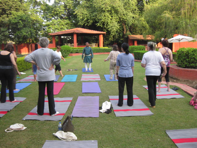 Yoga on Women's Travel Group in India- a fitness trip for women