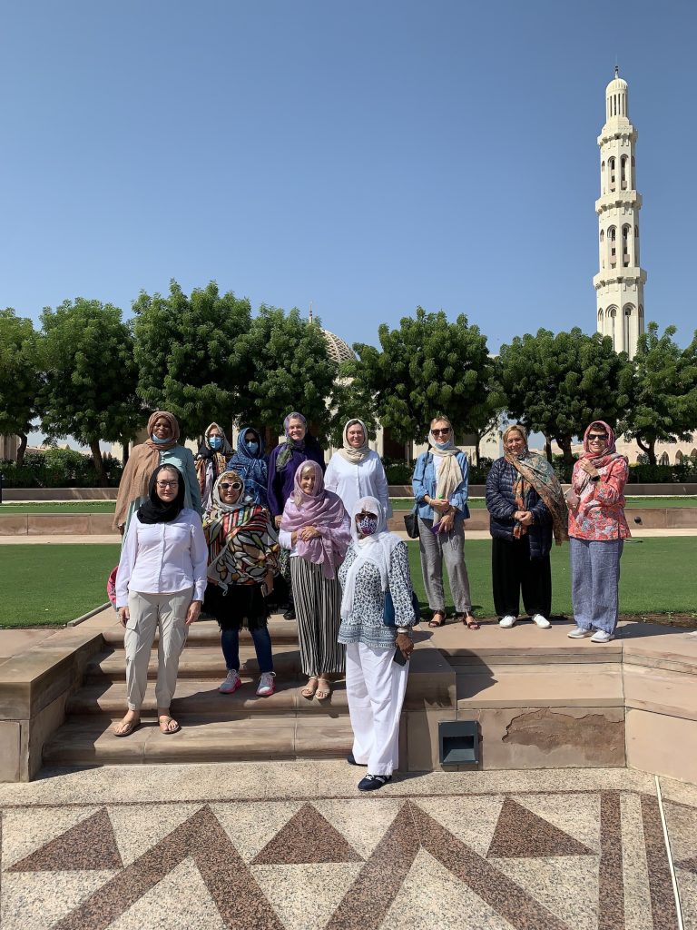 Overseas safety was wonderful. Here we are on our first day in Dubai, The Women's Travel Group