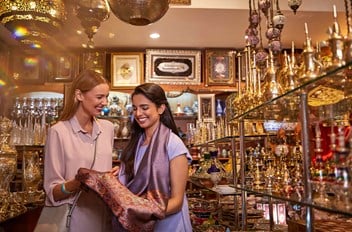 Women shopping Abu Dhabi
